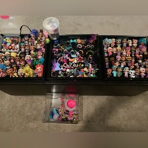 LOL Surprise Mega Lot of Dolls, Bottles, Shoes, Clothing etc over 300 items!!